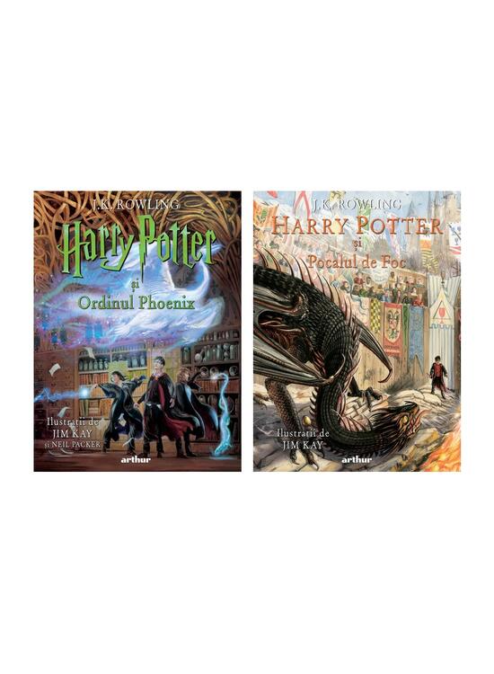 Pachet Harry Potter ediție ilustrată vol 4-5 (Pocalul de Foc , Ordinul Phoenix) - gallery big 7