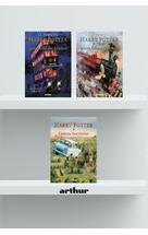 Pachet Harry Potter ediție ilustrată (volumele 1-3)