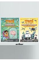 Pachet Știință în comicsuri (Roboţi şi drone, Creierul)