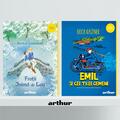 Pachet școlar clasa a IV-a (Emil şi cei trei gemeni, Frații inimă de leu) - gallery small 
