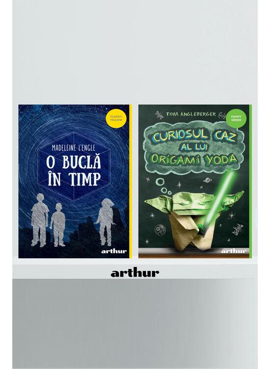 Pachet școlar clasa a III-a(O buclă în timp| paperback, Curiosul caz al lui Origami Yoda | paperback) - gallery big 1