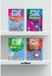 Pachet Roald Dahl ( Domnul Fox, MUP, Vrăjitoarele, George)