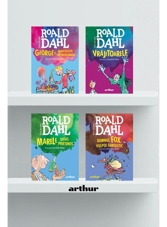 Pachet Roald Dahl ( Domnul Fox, MUP, Vrăjitoarele, George) - gallery big 1