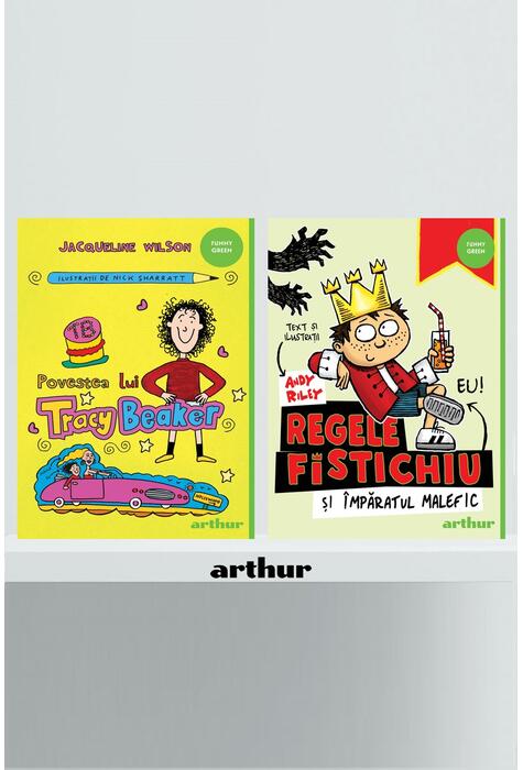 Pachet Funny Green ( Regele Fistichiu,Tracy Beaker)