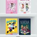 Pachet Girl Power (Maia și unicornul ei, Aiurea, Roller Girl, Nimona) - gallery small 