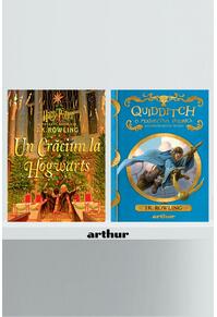 Pachet fan Harry Potter (Crăciun la Hogwarts, Quidditch)