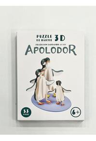 Pachet 3 Puzzle-uri 3D din hârtie APOLODOR
