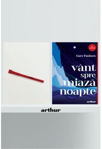 Pachet promo Red Adventure (Vânt spre miazănoapte și pix)