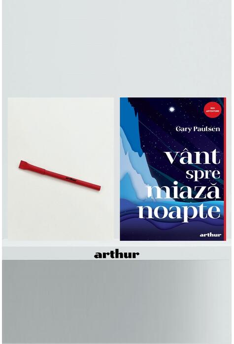 Pachet promo Red Adventure (Vânt spre miazănoapte și pix)