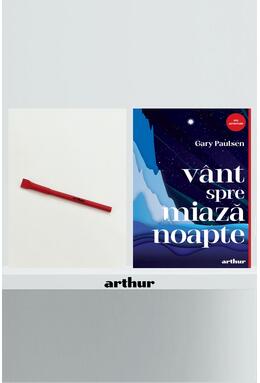 Pachet promo Red Adventure (Vânt spre miazănoapte și pix)