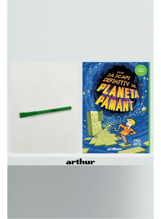 Pachet promo Funny Green (Cum să scapi definitiv de Planeta Pământ și pix) - gallery big 1
