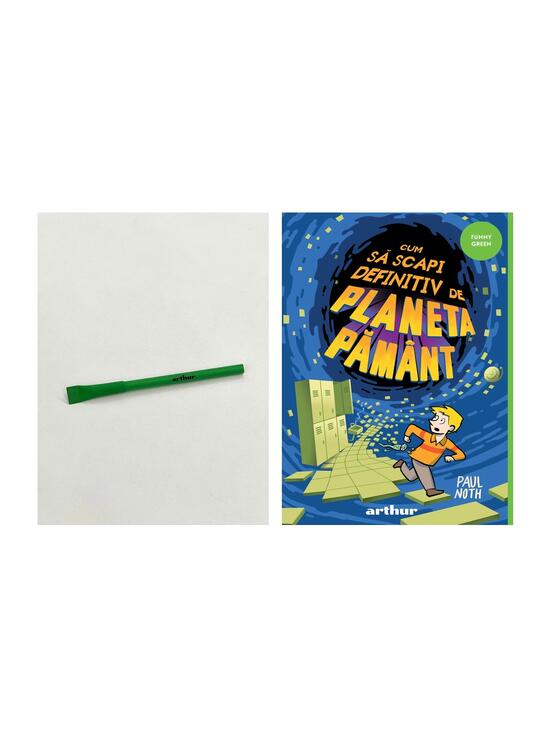 Pachet promo Funny Green (Cum să scapi definitiv de Planeta Pământ și pix) - gallery big 5