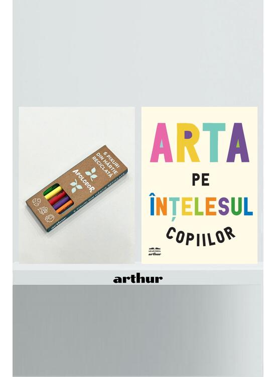 Pachet promo Arta pe înțelesul copiilor și set pixuri Arthur - gallery big 1