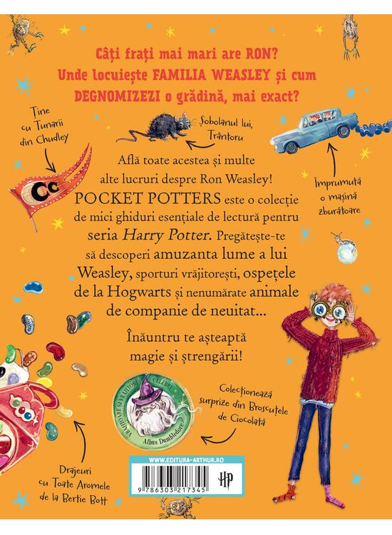 Pocket Potters 3. Ghiduri pentru Seria Harry Potter de J.K. Rowlling: Ron Weasley - gallery big 2