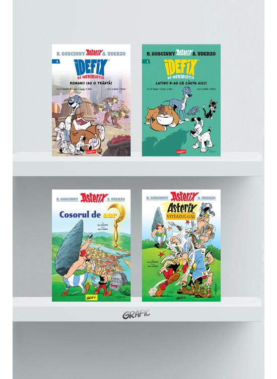 Pachet benzi desenate Asterix și Idefix ( 4 volume) - gallery big 1