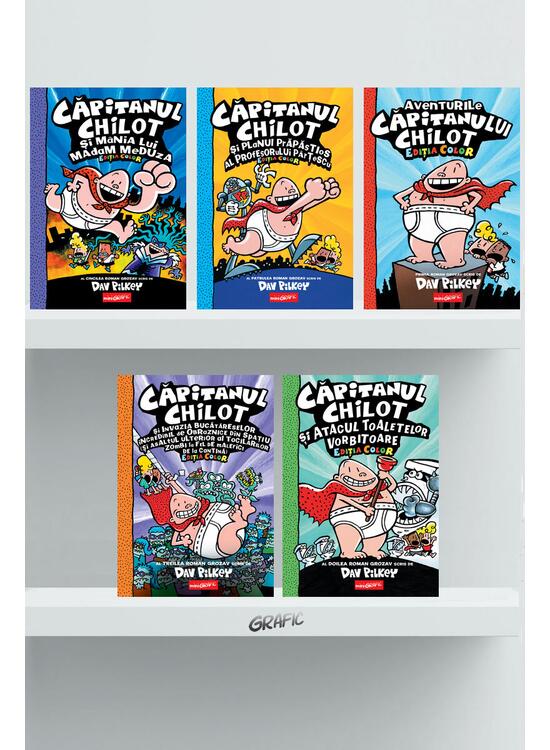 Pachet Căpitanul Chilot. Ediția color ( 5 volume) - gallery big 1