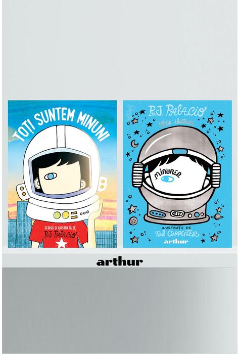 Pachet Minunea R.J. Palacio (romanul și albumul ilustrat)