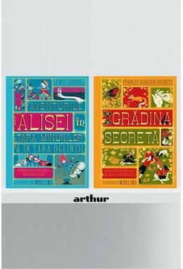 Pachet colecționar MinaLima (Grădina secretă, Aventurile Alisei în Țara Minunilor)
