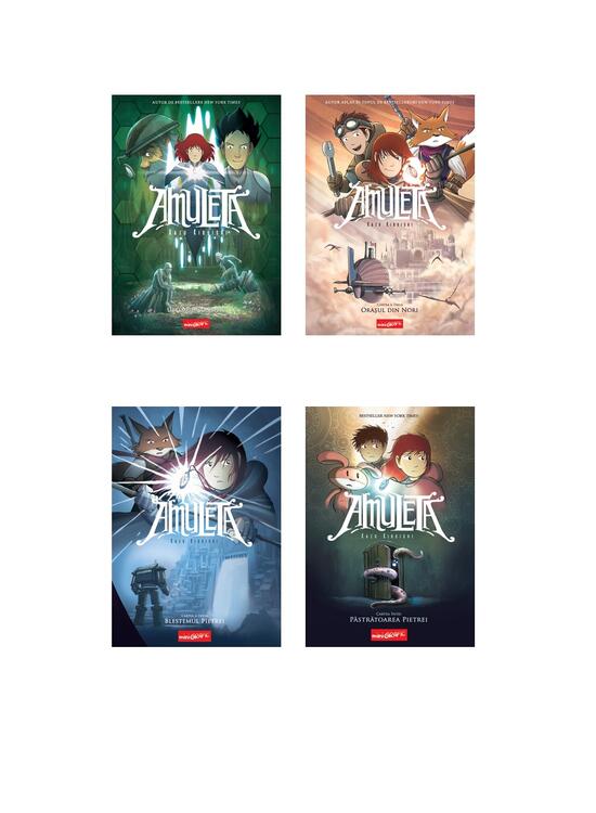 Copertă produs Pachet Amuleta ( Păstrătoarea pietrei, Blestemul pietrei, Orașul din nori, Ultimul Consiliu) - gallery big 6