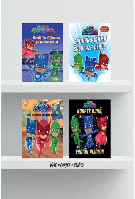 Pachet 4 aventuri PJ Masks: Eroii în Pijama