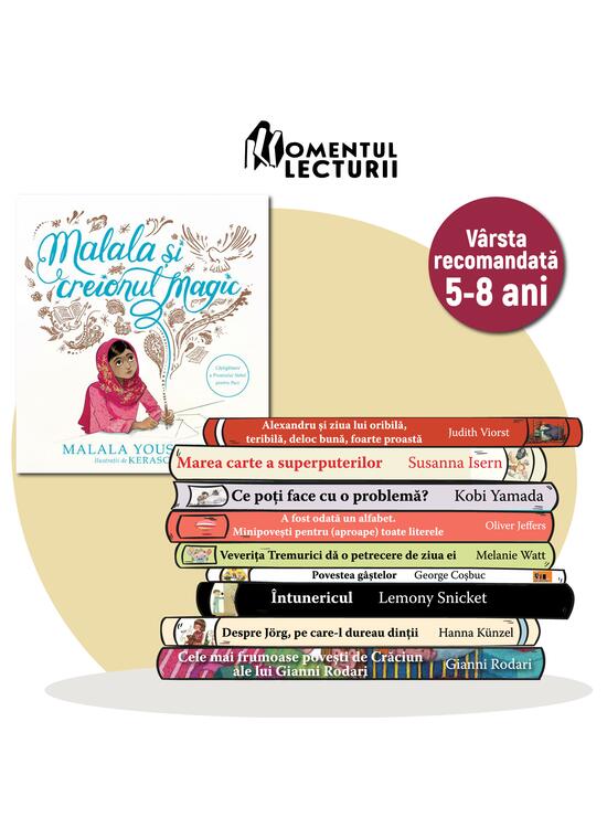 10 cărți ilustrate pentru 5-8 ani ( Malala) + rucsac cadou - gallery big 3