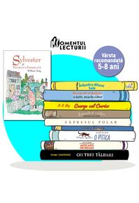 10 cărți ilustrate pentru 5-8 ani ( Sylvester) + rucsac Apolodor cadou