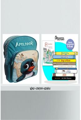 10 cărți ilustrate pentru 5-8 ani ( Sylvester) + rucsac Apolodor cadou