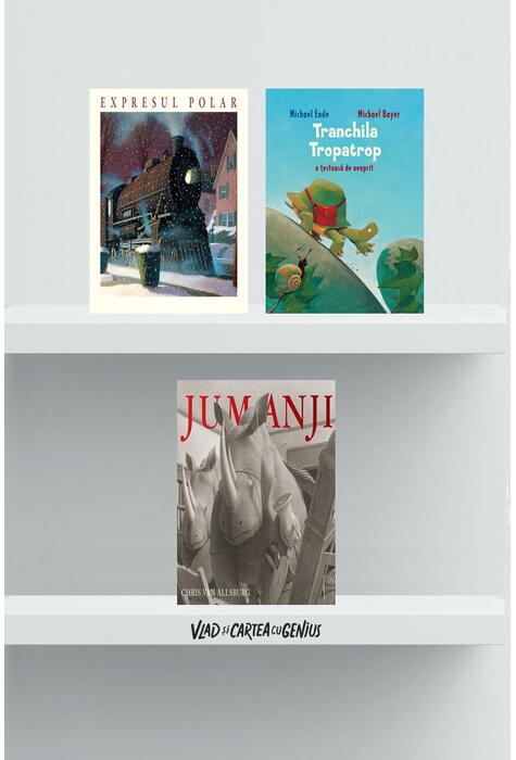 Copertă produs Pachet cărți educative 4-7 ani ( Expresul Polar, Jumanji, Tranchila Tropatrop)