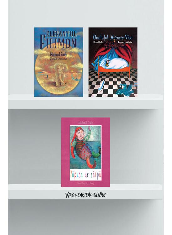 Copertă produs Pachet Michael Ende (Elefantul, Păpușa de cârpă, Omulețul Mâncă-Vise)) - gallery big 1