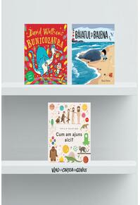 Pachet cărți educative pentru 4-6 ani (Bunicozaura, Cum am ajuns aici, Băiatul și balena)