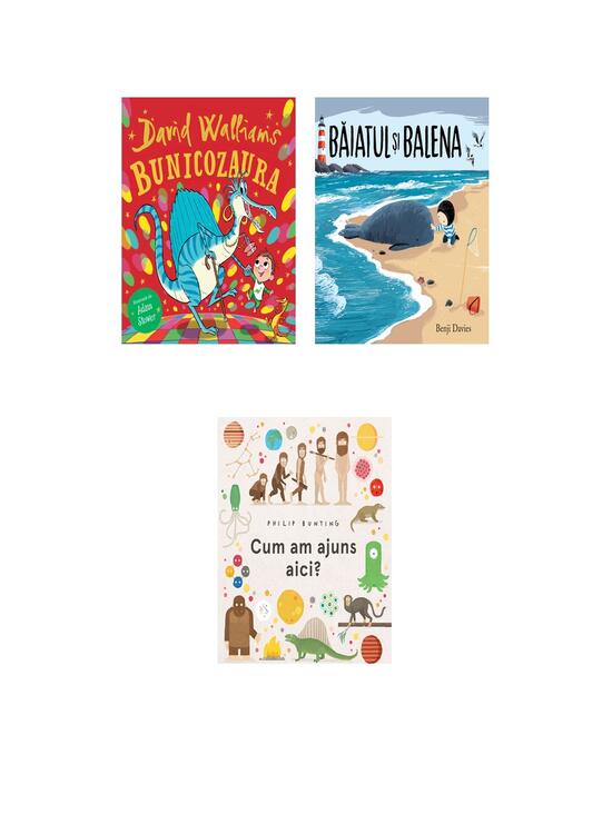 Copertă produs Pachet cărți educative pentru 4-6 ani (Bunicozaura, Cum am ajuns aici, Băiatul și balena) - gallery big 5