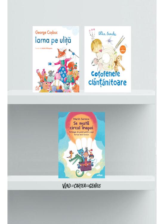 Copertă produs Pachet pentru 7 ani (Iarna pe uliță, Coțofenele clănțănitoare, Se mută circul înapoi) - gallery big 1