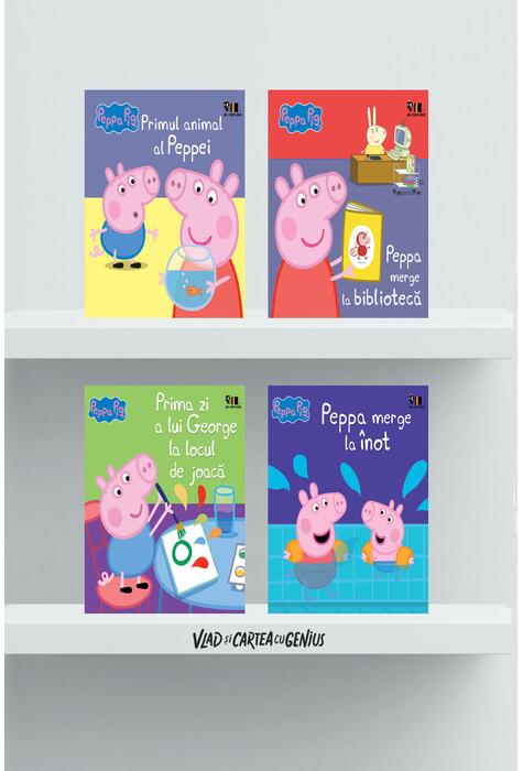 Copertă produs Pachet Aventuri cu Peppa Pig ( 4 volume)