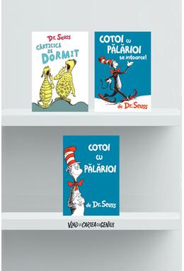 Copertă produs Pachet Dr. Seuss (Cotoi cu pălărioi 2 volume, Cărticica de dormit)