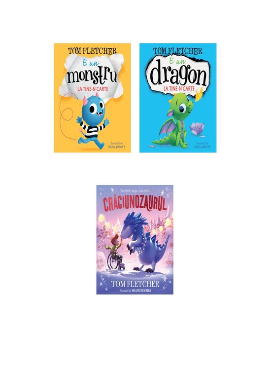 Copertă produs Pachet Tom Fletcher 4 ani+ (Crăciunozaurul, E un dragon la tine-n carte, E un monstru la tine-n carte) - gallery big 6