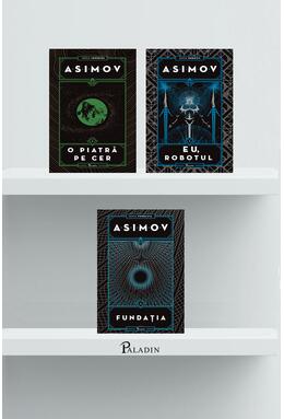 Copertă produs Pachet Isaac Asimov începuturi (Fundația 1, Eu, Robotul, O piatră pe cer))
