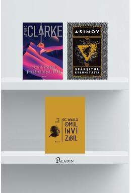 Copertă produs Pachet SF-uri (Sfârșitul eternității, Omul invizibil, Fântânile Paradisului)