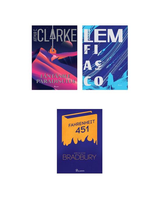 Copertă produs Pachet clasici ai SF-ului (Fahrenheit 451, Fiasco, Fântânile Paradisului) - gallery big 5