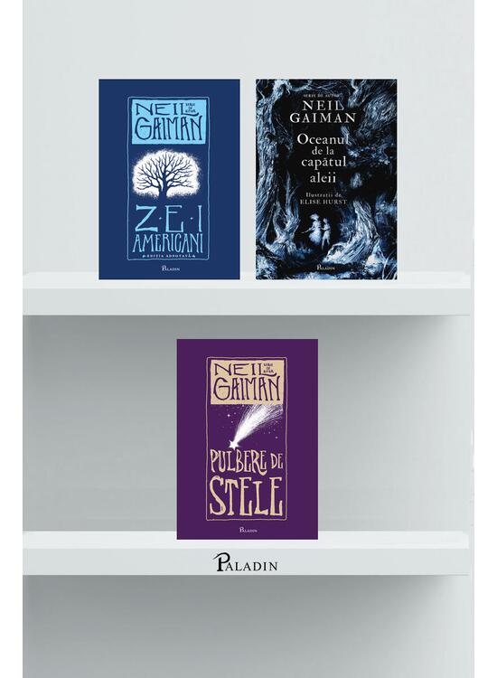 Copertă produs Pachet Neil Gaiman Paladin (Oceanul de la capătul aleii, Pulbere de stele, Zei americani) - gallery big 1