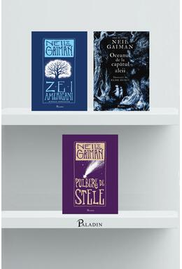 Copertă produs Pachet Neil Gaiman Paladin (Oceanul de la capătul aleii, Pulbere de stele, Zei americani)
