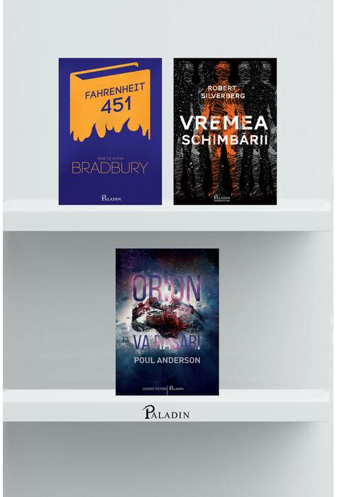 Copertă produs Pachet SF Masters (Fahrenheit 451, Vremea schimbării, Orion va răsări)