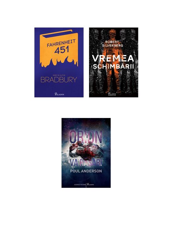 Copertă produs Pachet SF Masters (Fahrenheit 451, Vremea schimbării, Orion va răsări) - gallery big 5