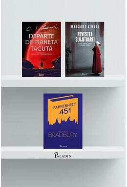 Copertă produs Pachet capodopere SF (Fahrenheit 451, Povestea slujitoarei,Trilogia Cosmică)