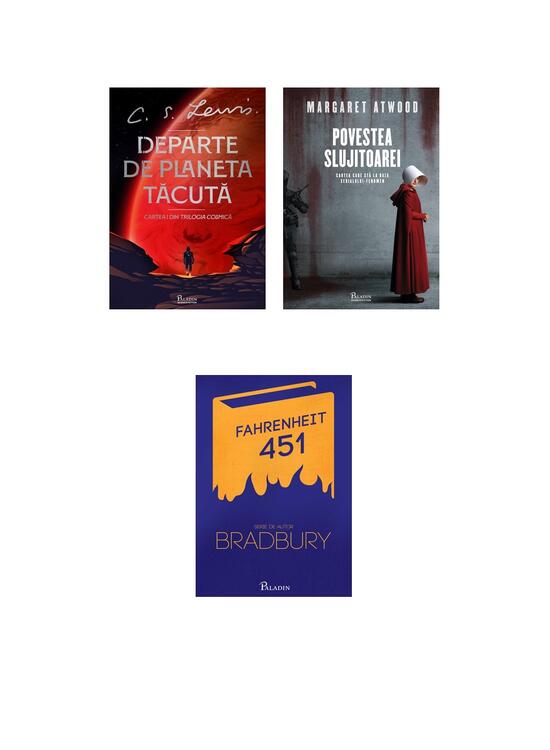 Copertă produs Pachet capodopere SF (Fahrenheit 451, Povestea slujitoarei,Trilogia Cosmică) - gallery big 5