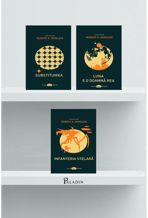 Copertă produs Pachet Paladin Heinlein (Infanteria stelară, Luna e o doamnă, Subsituirea)