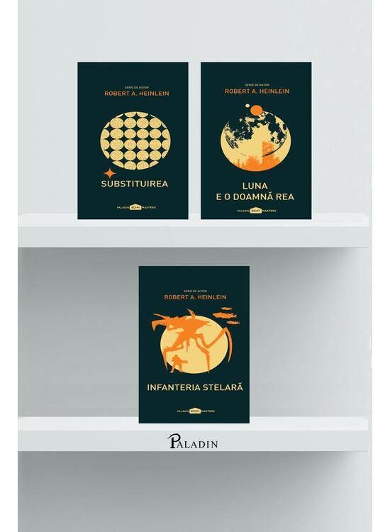 Copertă produs Pachet Paladin Heinlein (Infanteria stelară, Luna e o doamnă, Subsituirea) - gallery big 1