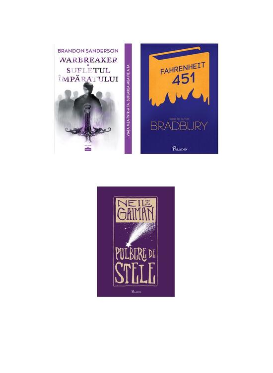 Copertă produs Pachet SF&Fantasy (Fahrenheit 451, Warbreaker, Pulbere de stele) - gallery big 5