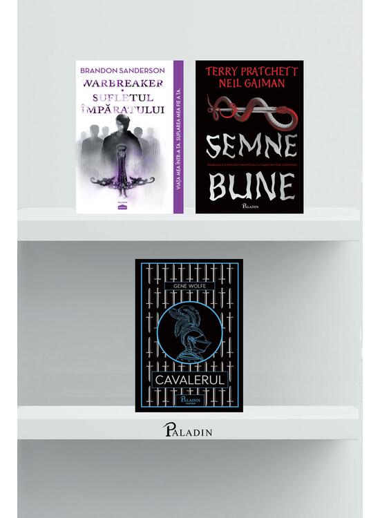 Copertă produs Pachet Fantasy Paladin (Warbreaker, Semne bune, Cavalerul) - gallery big 1