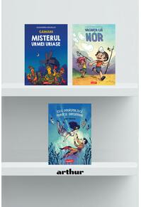 Copertă produs Pachet miniGrafic românesc 2 (Vacanța lui Nor, Cele douăsprezece prințese, Găinării)