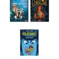 Copertă produs Pachet 3 romane grafice (Coraline, Vrăjitoarele, Toate pânzele sus) - gallery small 